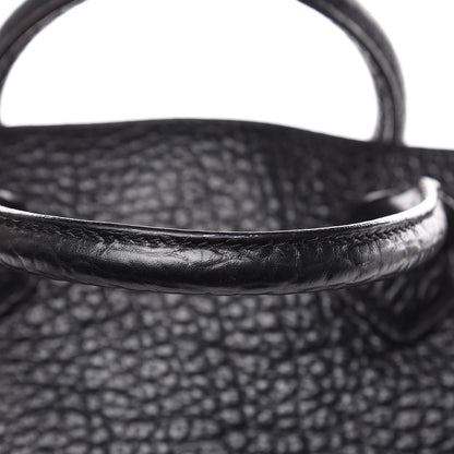 Burberry Heritage Grain Medium Alchester Bowling Bag Black 13 of 14