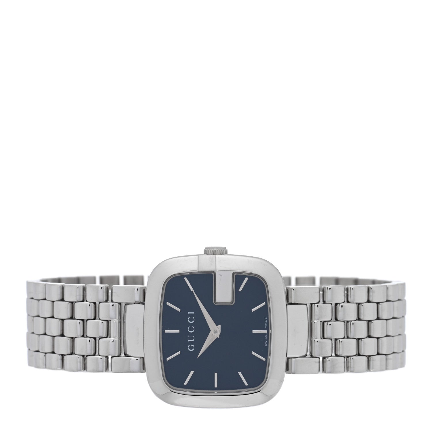 Gucci Stainless Steel 32mm G-Gucci Square Quartz Watch Black 2 of 4