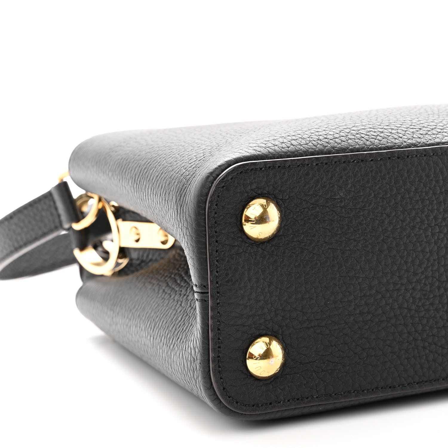 Louis Vuitton Taurillon Capucines BB Black 8 of 9