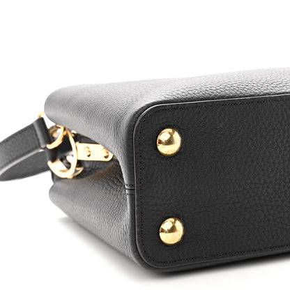 Louis Vuitton Taurillon Capucines BB Black 8 of 9