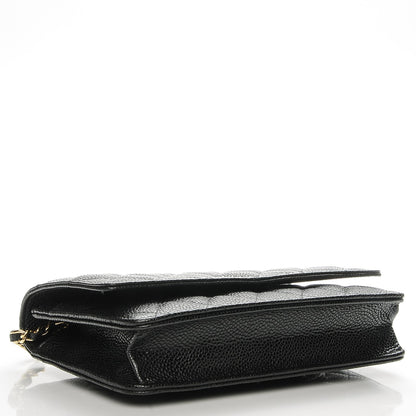 Chanel Caviar Quilted Wallet On Chain WOC Black 4 of 9