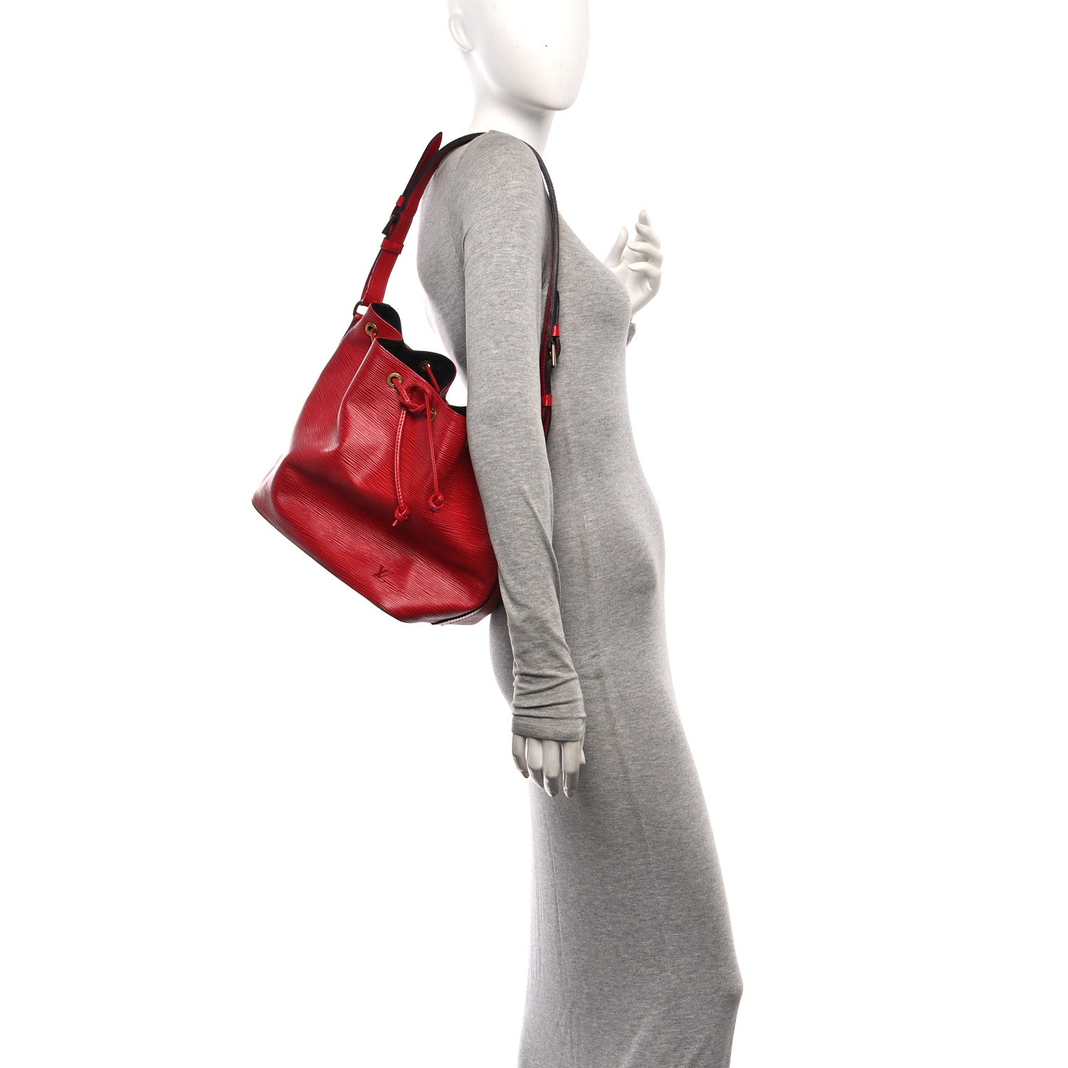 Louis Vuitton Epi Petit Noe Castillan Red 2 of 9