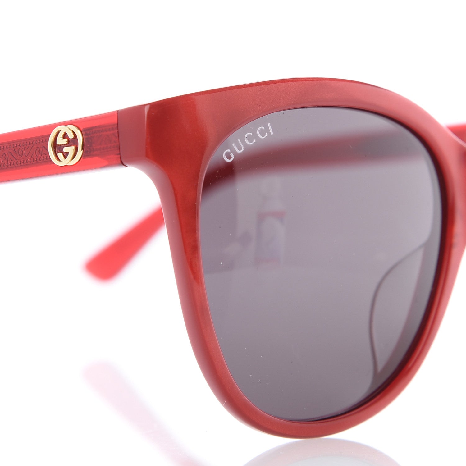 Gucci Acetate GG Sunglasses GG0081SK Red 7 of 8