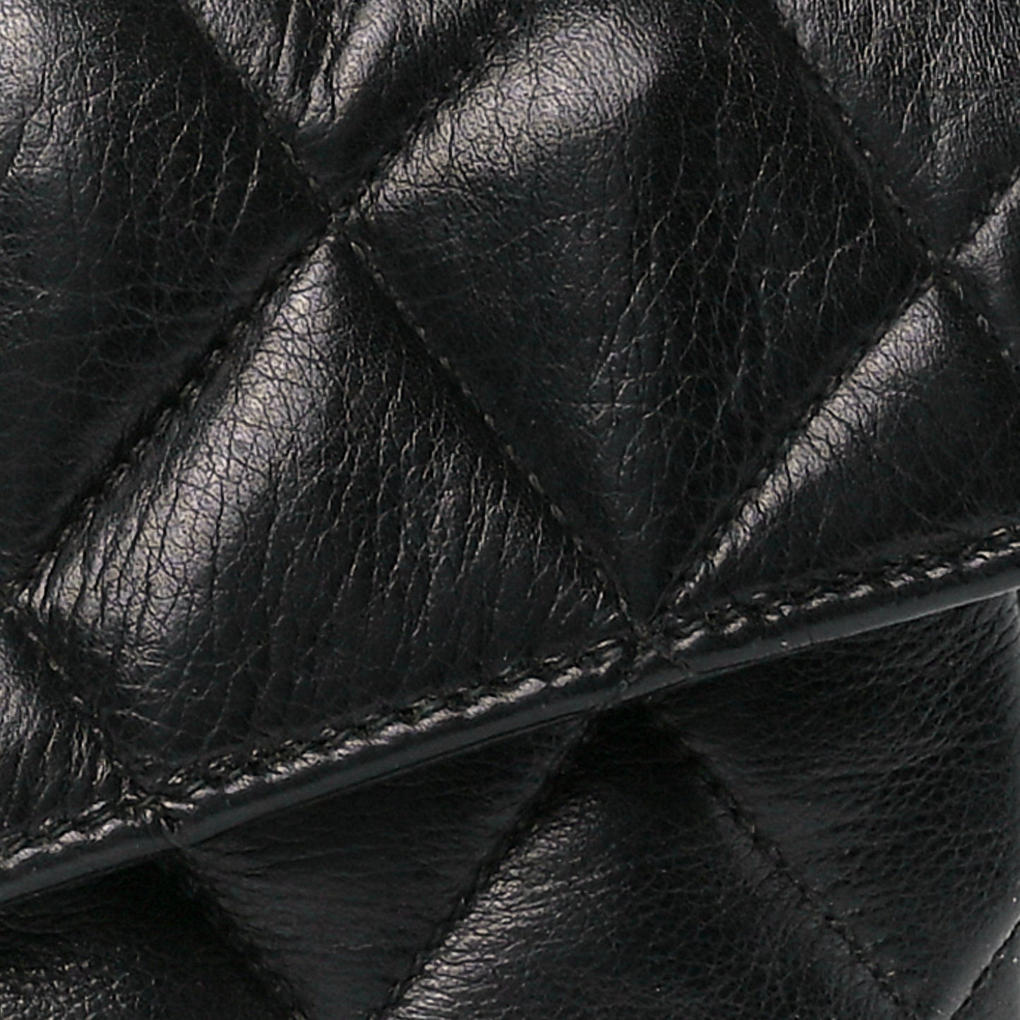 Calfskin Quilted Flap Waist Belt Bag 70 28 Black