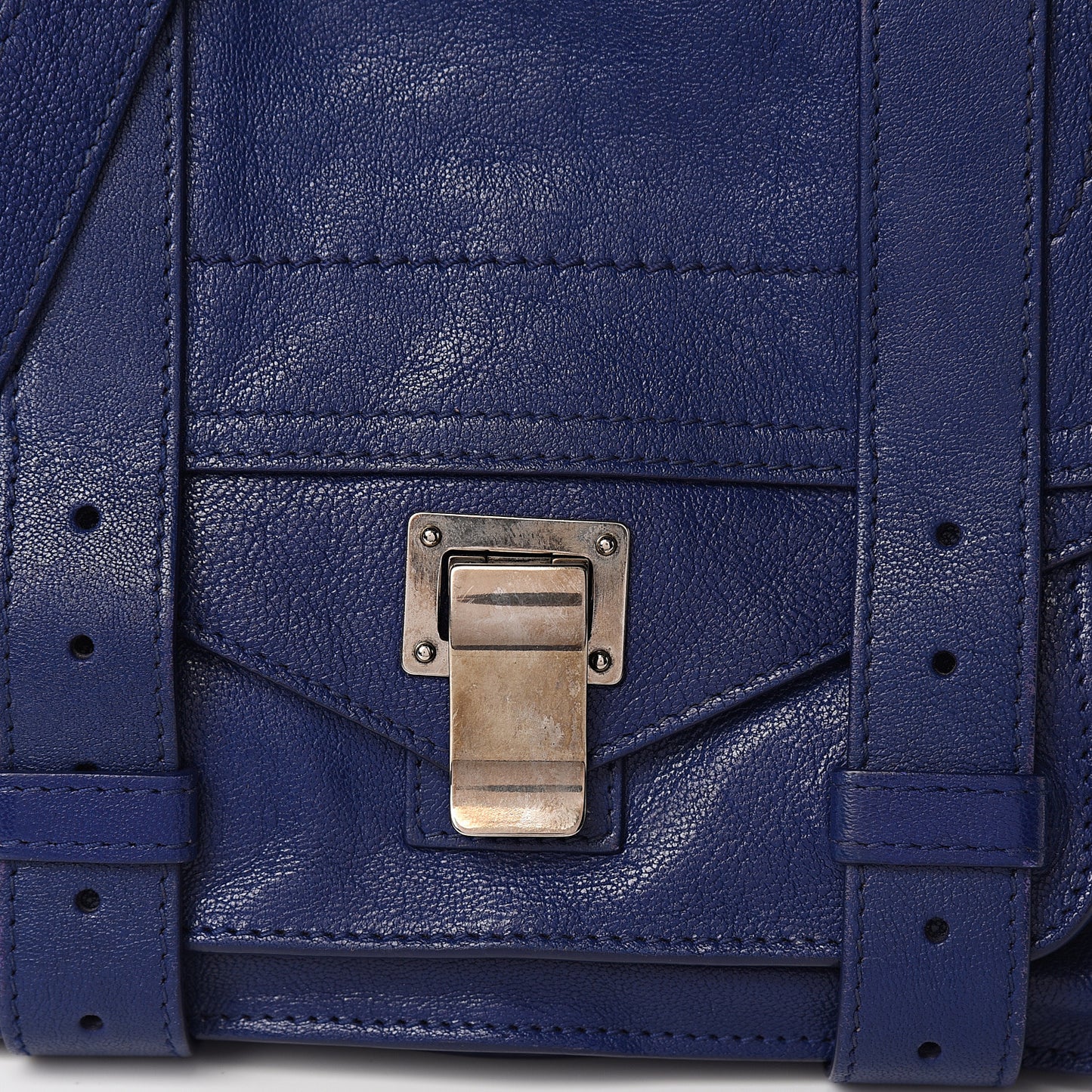 Lambskin PS1 Mini Pouch Messenger Cobalt Blue