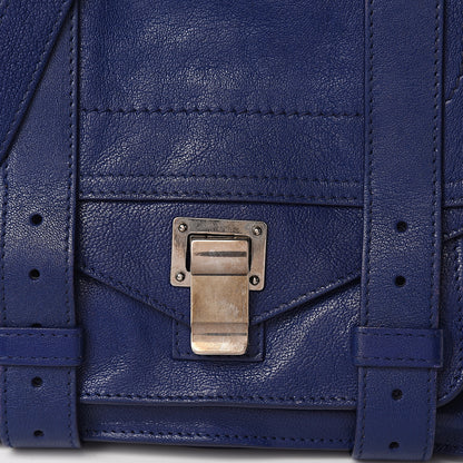 Proenza Schouler Lambskin PS1 Mini Pouch Messenger Cobalt Blue 8 of 11