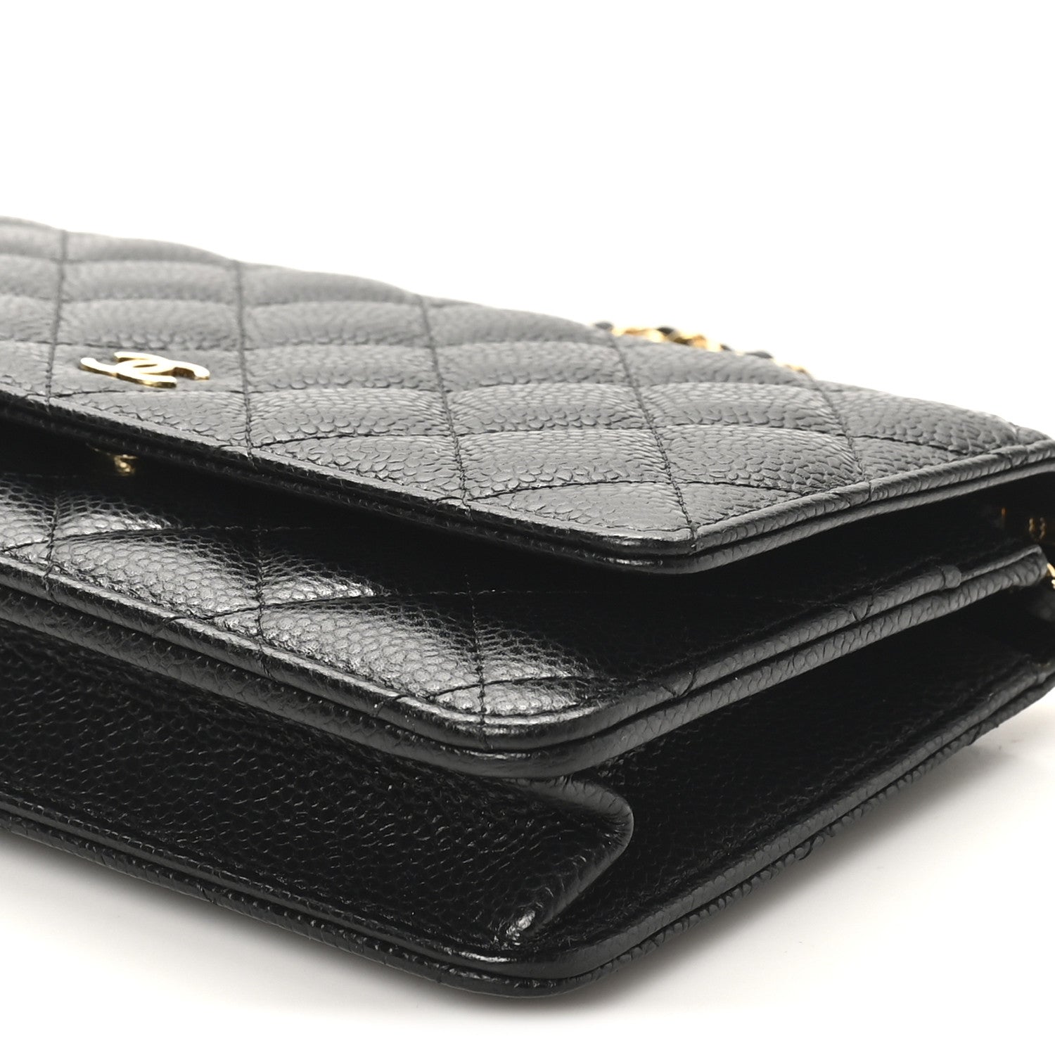 Chanel Caviar Quilted Wallet on Chain WOC Black 10 of 12