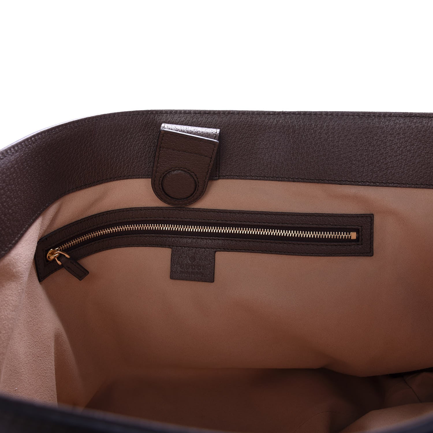 Gucci GG Supreme Monogram Medium Ophidia Shopping Tote Brown 6 of 10