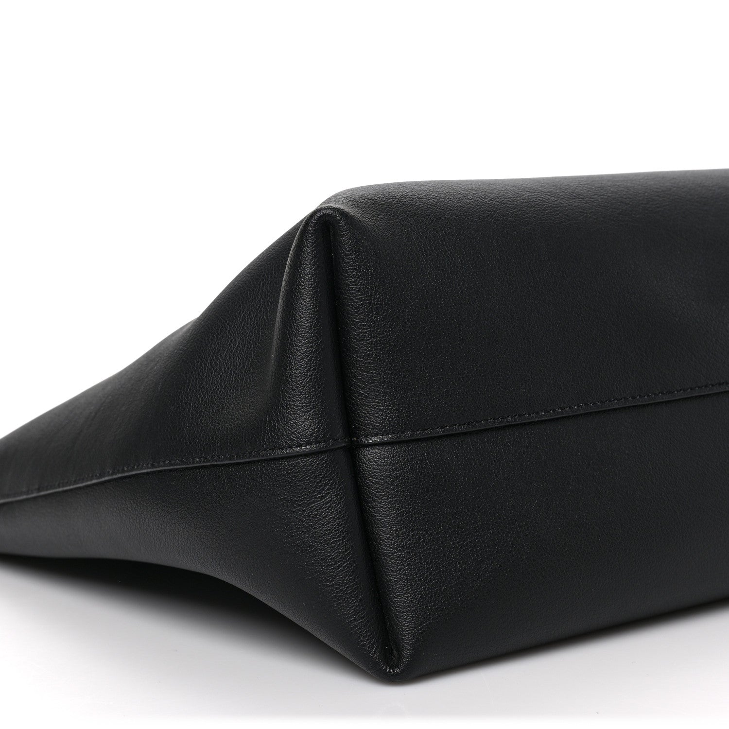 Saint Laurent Calfskin Large Shopping Tote Black 7 of 8