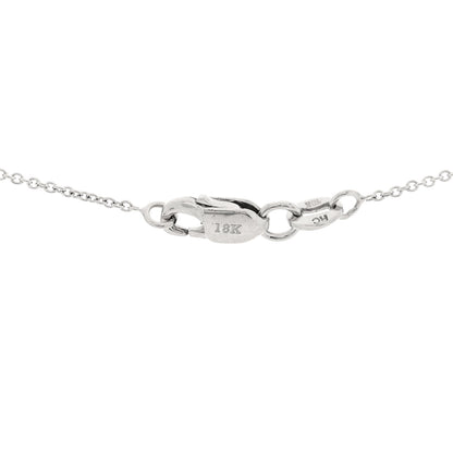 Roberto Coin 18K White Gold Diamond Horseshoe Pendant Necklace 4 of 4