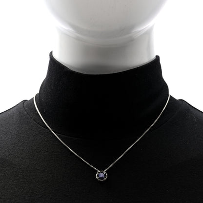 David Yurman Sterling Silver Black Orchid 8mm Petite Chatelaine Pendant Necklace 2 of 4