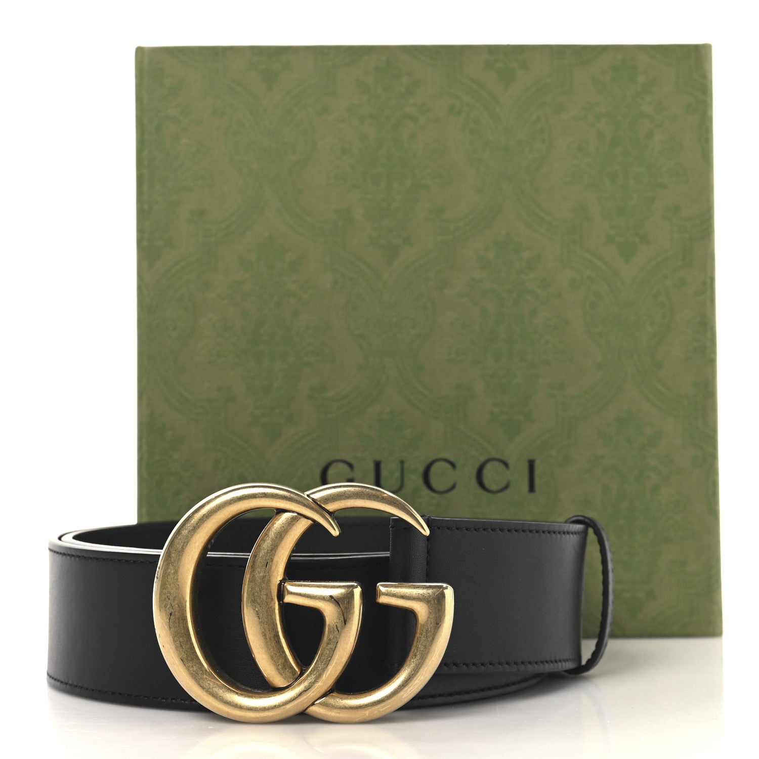 Gucci Calfskin Double G 40mm Belt 90 36 Black 7 of 7