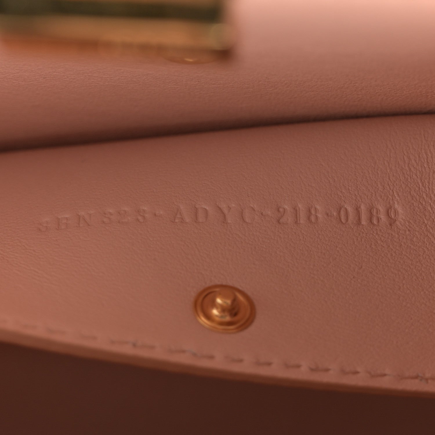 Fendi Vitello King Luxor Shiny Nappa Medium Peekaboo I SEE U East West Satchel Black Light Rose 7 of 10