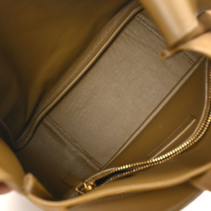 Saint Laurent Suede Lizard Embossed Small Le 5 A 7 Soft Hobo Dark Pistachio 5 of 11