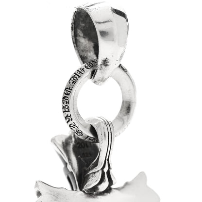 Chrome Hearts Sterling Silver Double Cross Pendant 5 of 5