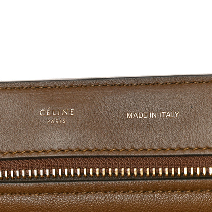 Celine Smooth Calfskin Suede Medium Tri-Color Trapeze Black 6 of 10