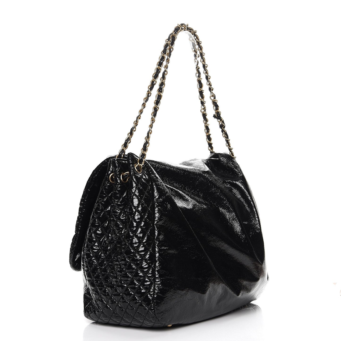 Vinyl XL Rock and Chain Flap Black