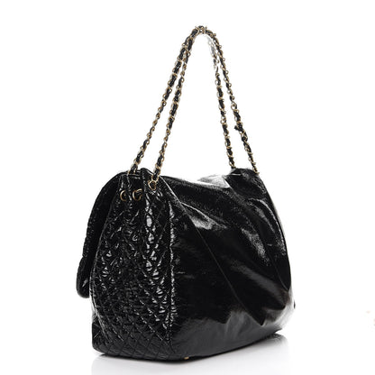 Chanel Vinyl XL Rock and Chain Flap Black 3 of 7