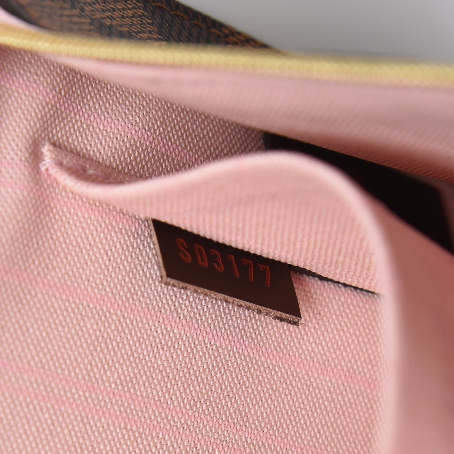 Louis Vuitton Damier Ebene Neverfull MM GM Pochette Rose Ballerine 8 of 8