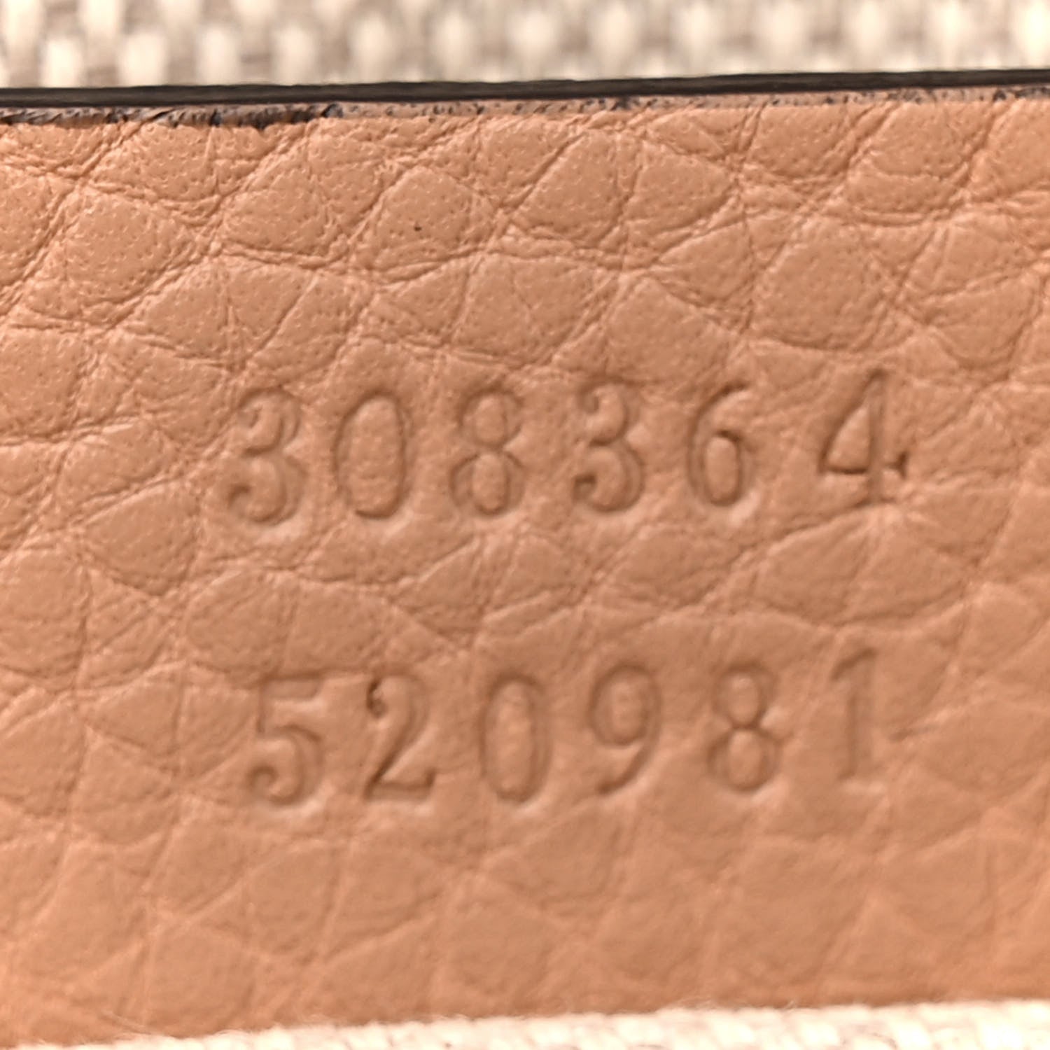 Gucci Pebbled Calfskin Small Soho Disco Bag Camelia 7 of 16