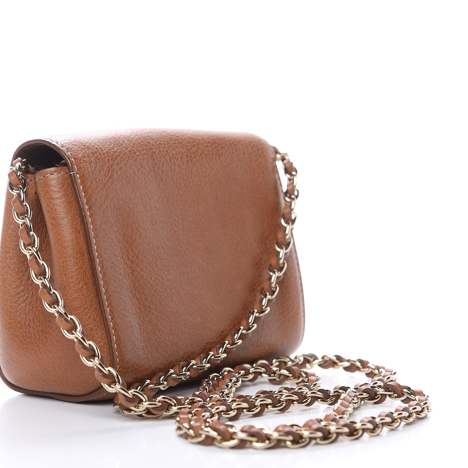 Mulberry Natural Calfskin Mini Lily Flap Oak 3 of 11