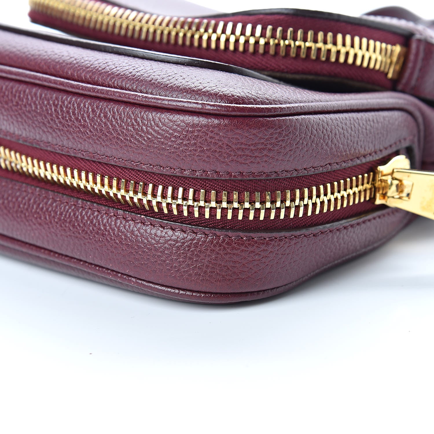 Tom Ford Calfskin Mini Jennifer Crossbody Bag Oxblood 10 of 11