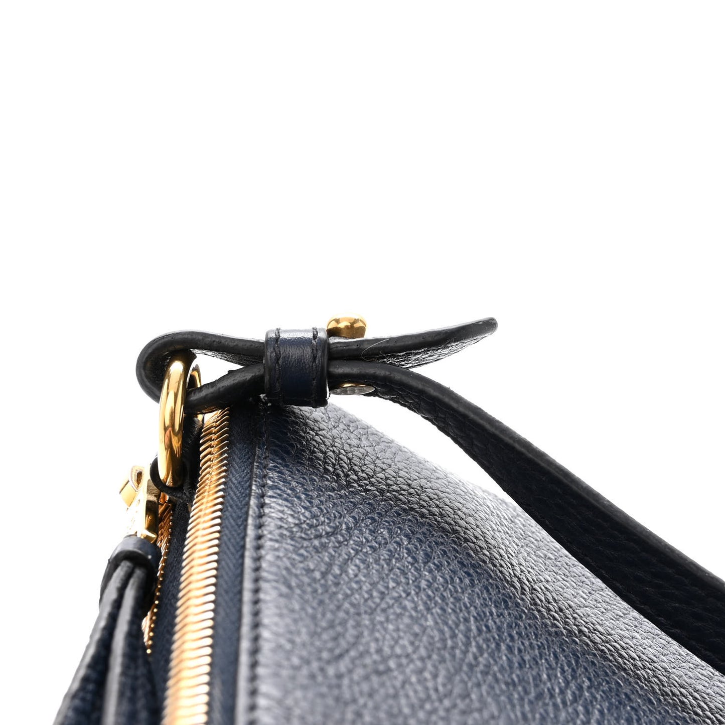 Vitello Phenix Double Zip Crossbody Bag Baltico