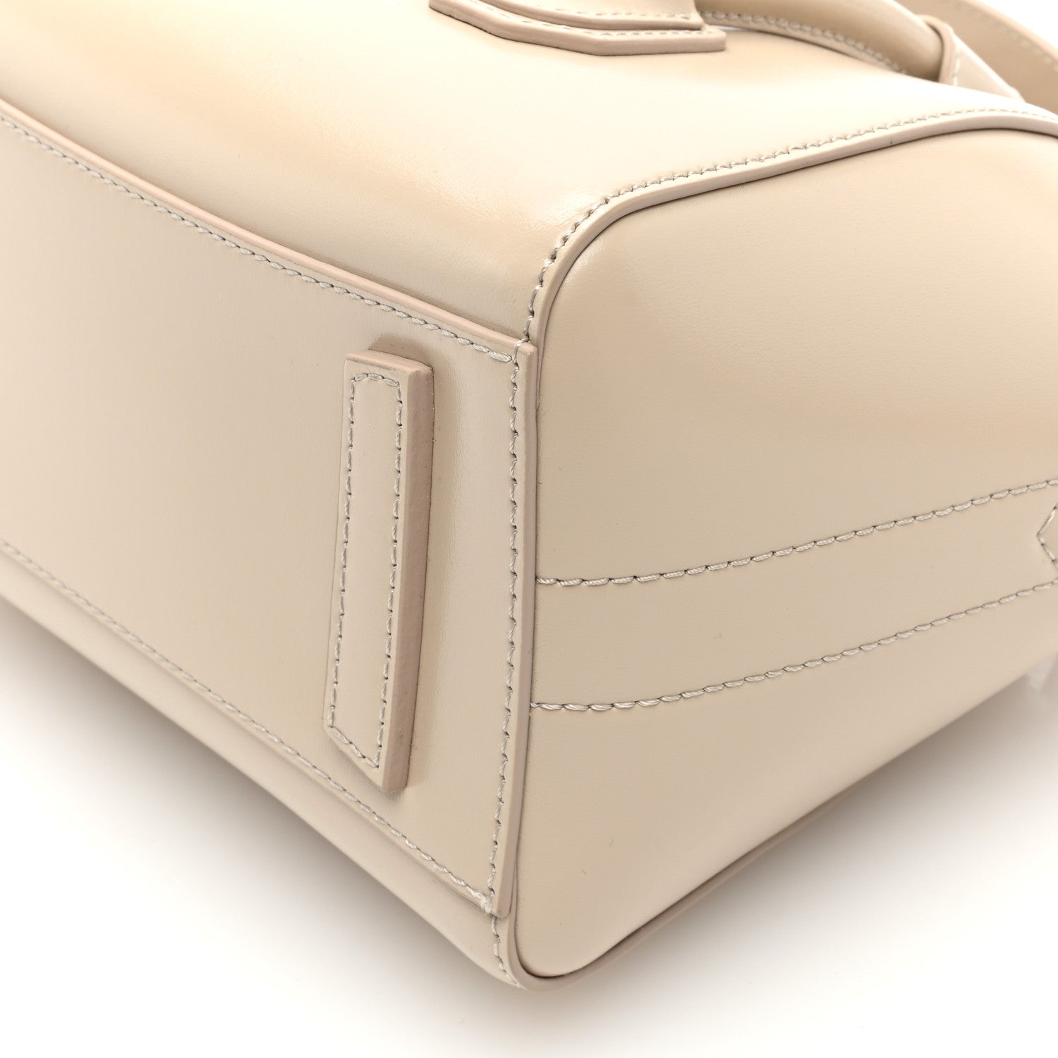 Givenchy Box Calfskin Mini Lock Antigona Shoulder Bag Natural Beige 9 of 9