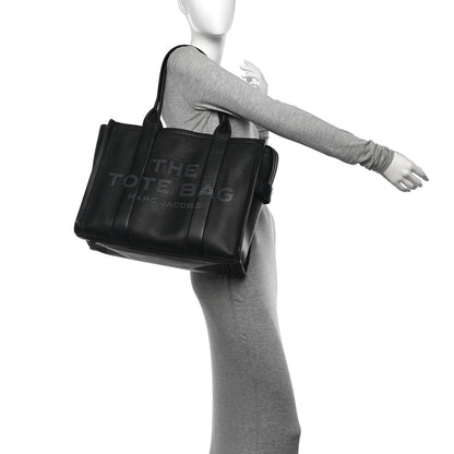 Marc Jacobs Grained Calfskin Large The Tote Bag Black 2 of 13