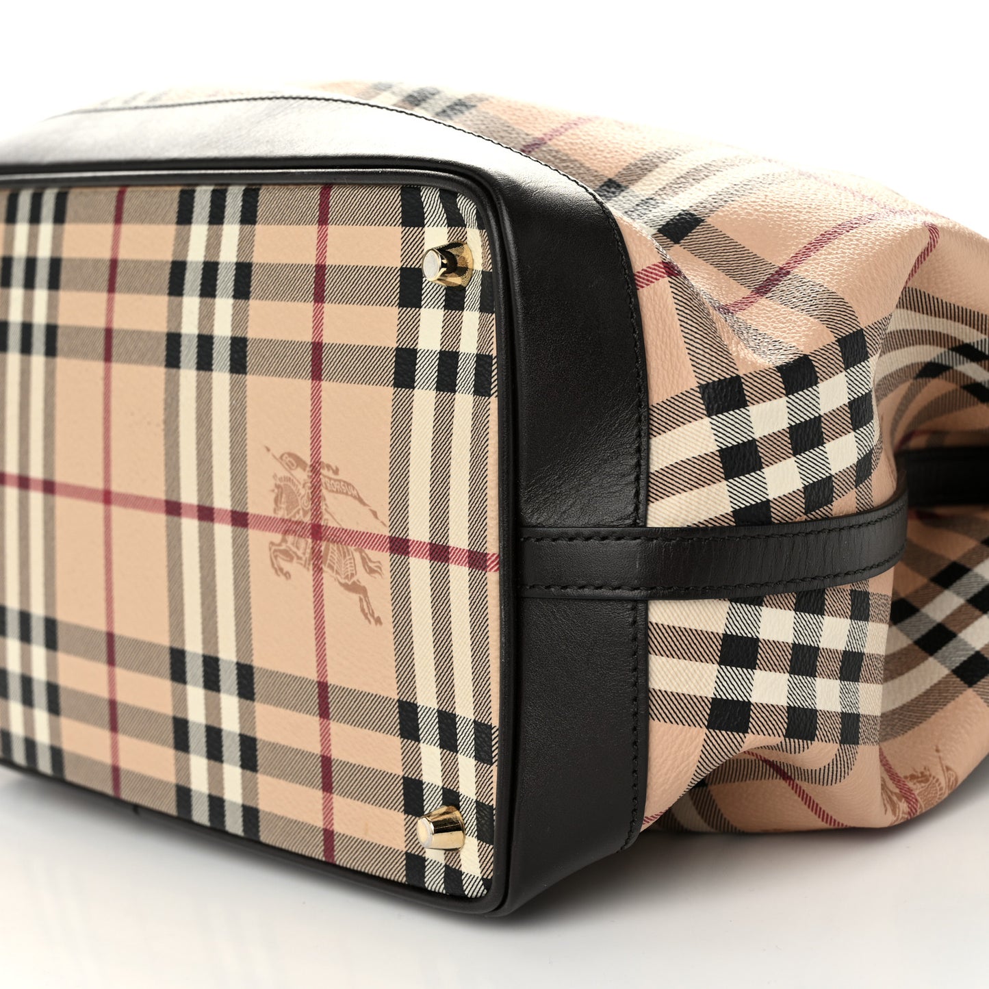 Haymarket Check Medium Golderton Tote Chocolate