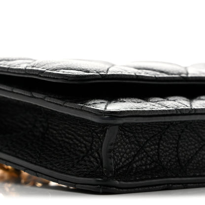 Christian Dior Supple Calfskin Caro Pouch with Chain Black 9 of 12