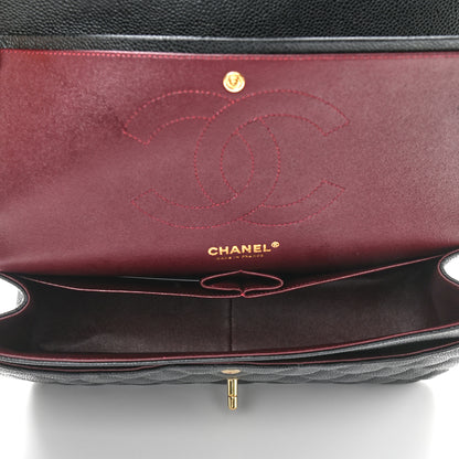 Chanel Caviar Quilted Jumbo Double Flap Black 4 of 9