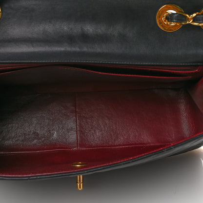 Chanel Lambskin Quilted XL Jumbo Single Flap Black 5 of 13