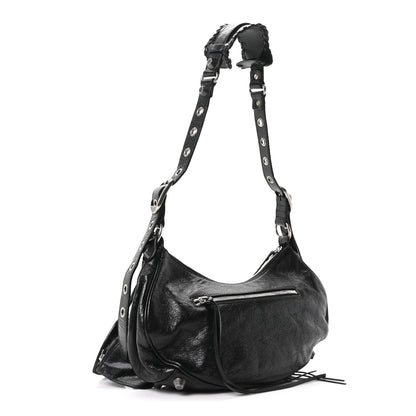 Balenciaga Agneau Arena Small Le Cagole Shoulder Bag Black 4 of 11