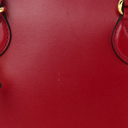 Gucci Boarded Plutone Calfskin Small Horsebit 1955 Top Handle Bag Red 11 of 11