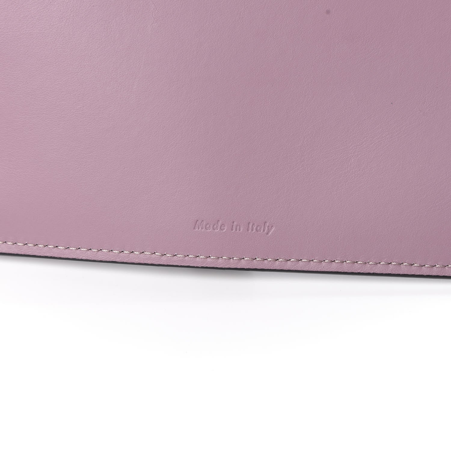 Celine Grained Calfskin Large Multifunction Strap Wallet Grey Vintage Pink 7 of 8