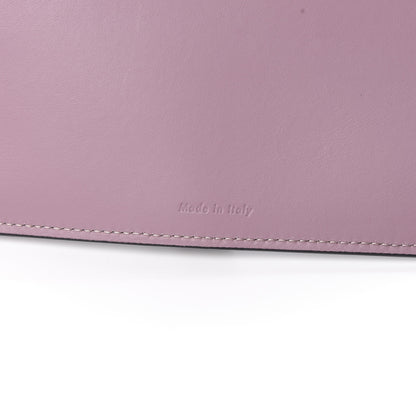 Celine Grained Calfskin Large Multifunction Strap Wallet Grey Vintage Pink 7 of 8