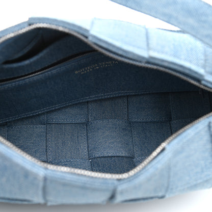 Bottega Veneta Denim Maxi Intrecciato Brick Cassette Bag Indigo 5 of 9