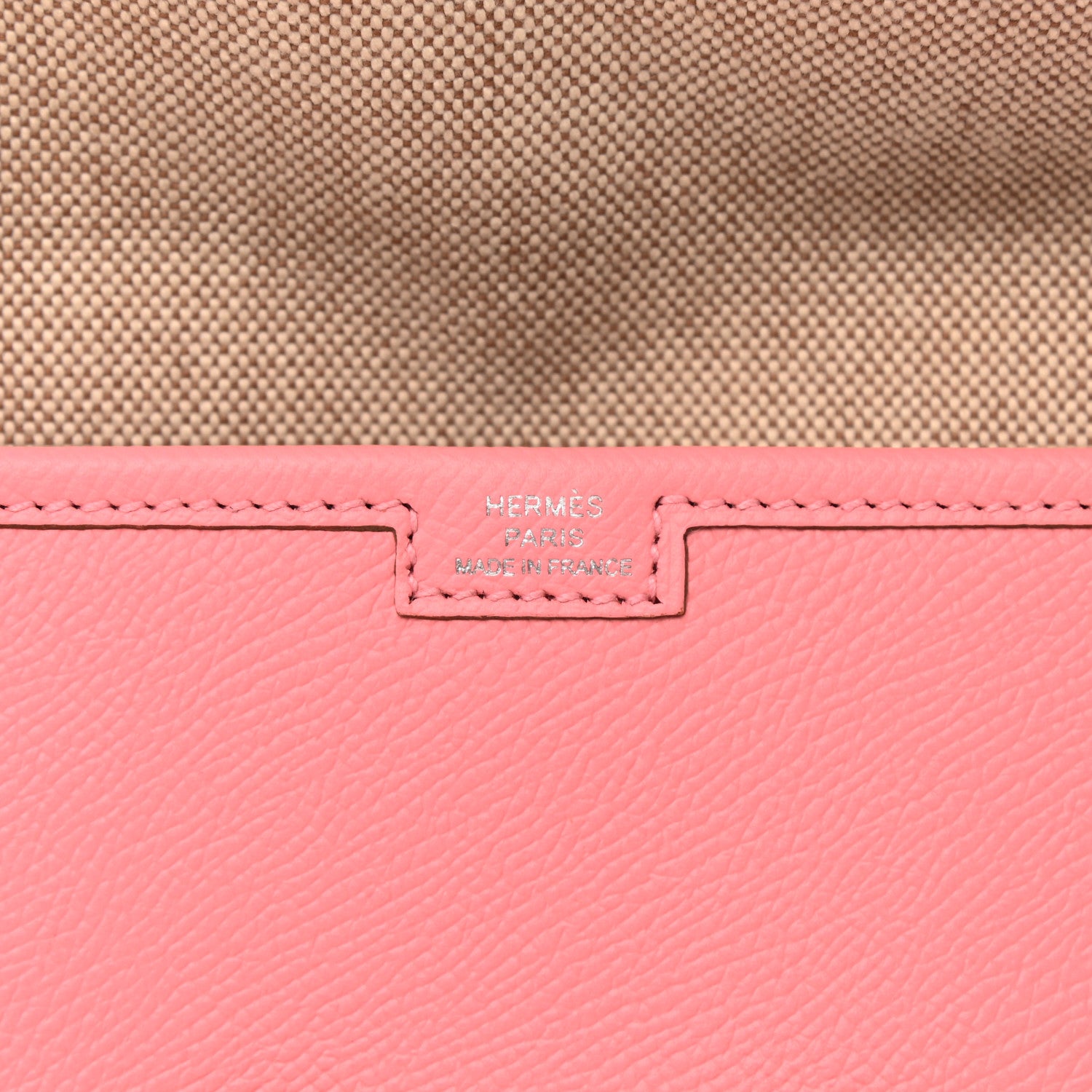 Hermes Epsom Jige PM Clutch Rose Confetti 6 of 8