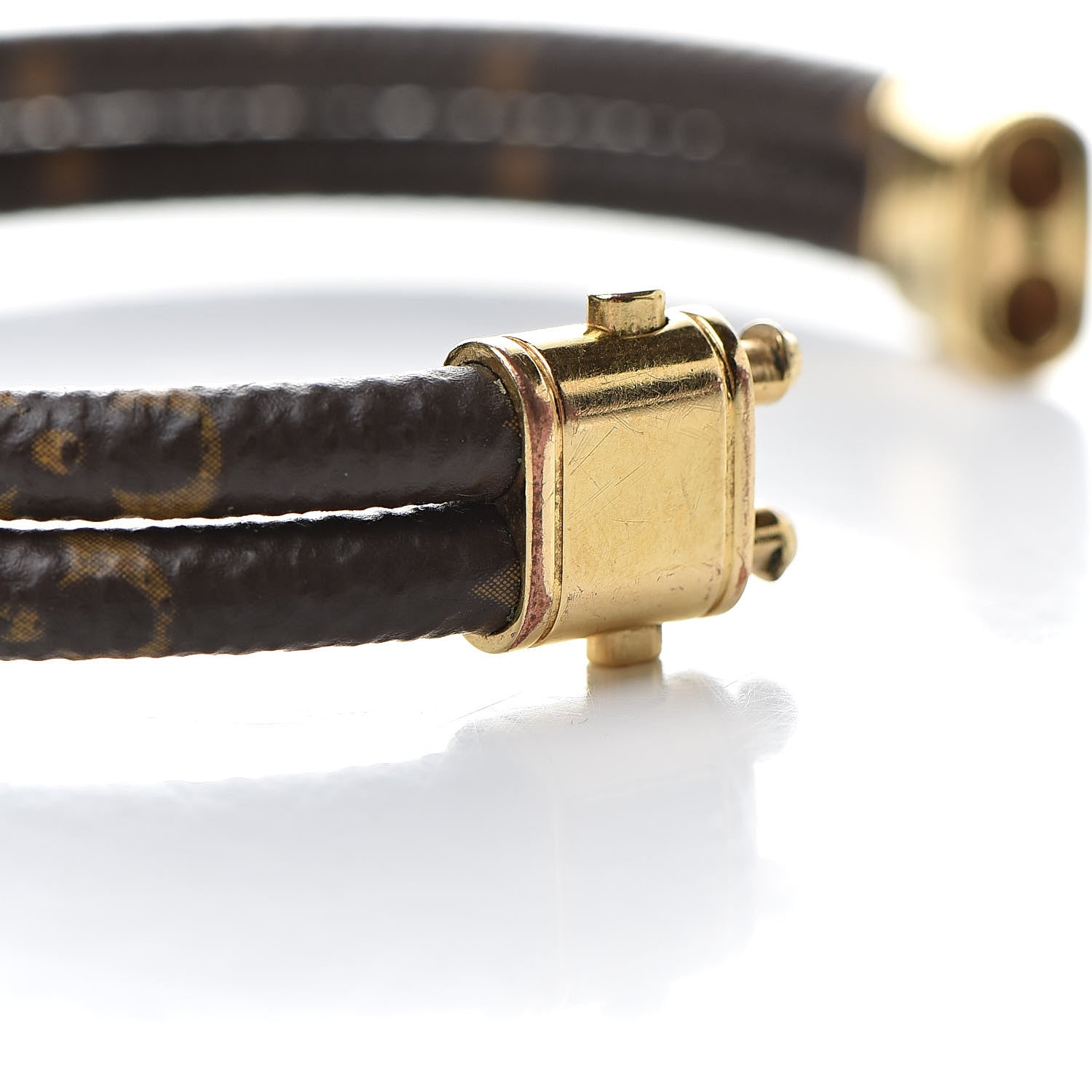 Louis Vuitton Monogram Keep It Twice Bracelet 17 7 of 8