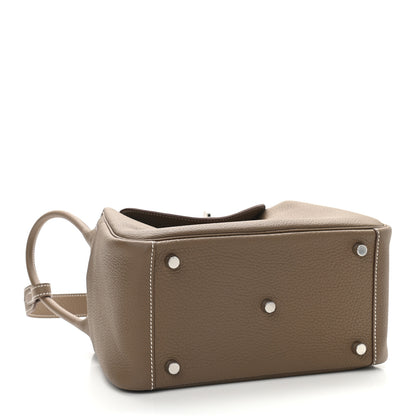 Hermes Taurillon Clemence Lindy 26 Etoupe 4 of 9