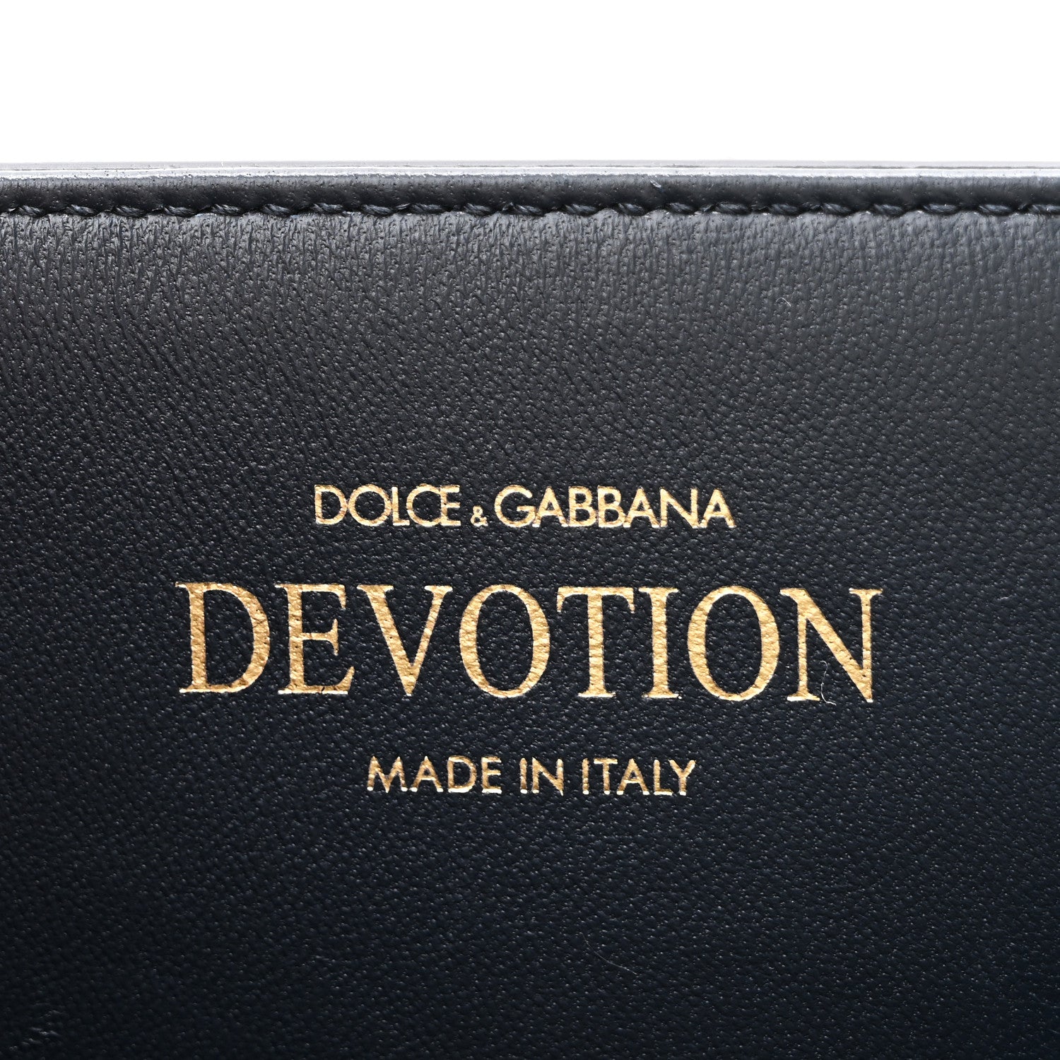 Dolce & Gabbana Calfskin Medium Devotion Crossbody Bag Navy 7 of 10