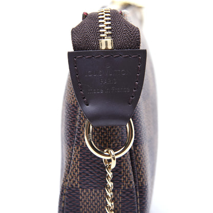 Louis Vuitton Damier Ebene Mini Pochette Accessories 9 of 9