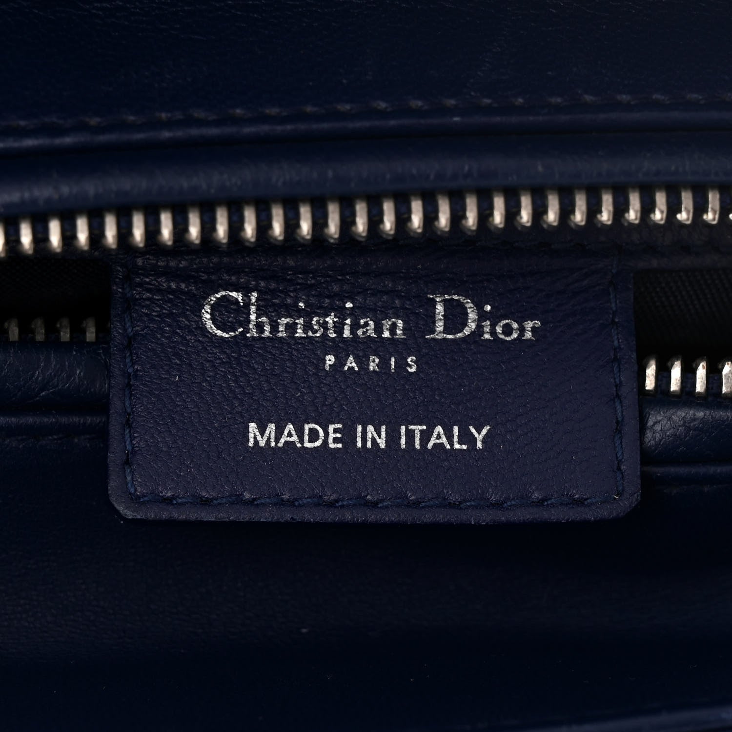 Christian Dior Lambskin Cannage Medium Lady Dior Blue 6 of 12
