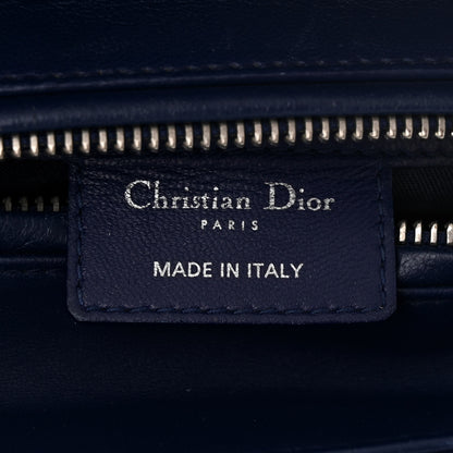 Christian Dior Lambskin Cannage Medium Lady Dior Blue 6 of 12