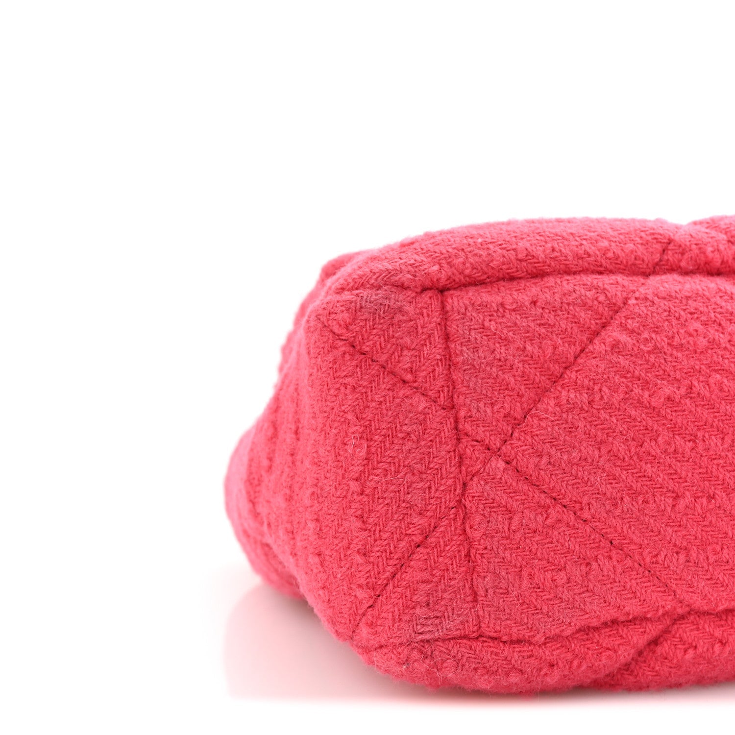 Chanel Tweed Quilted Large Chanel 19 Flap Pink 8 of 9