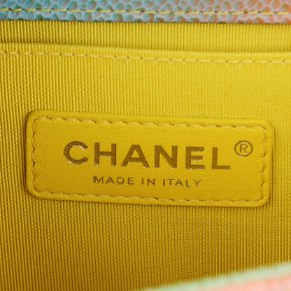 Chanel Caviar Quilted Medium Cuba Rainbow Boy Flap Multicolor 7 of 8