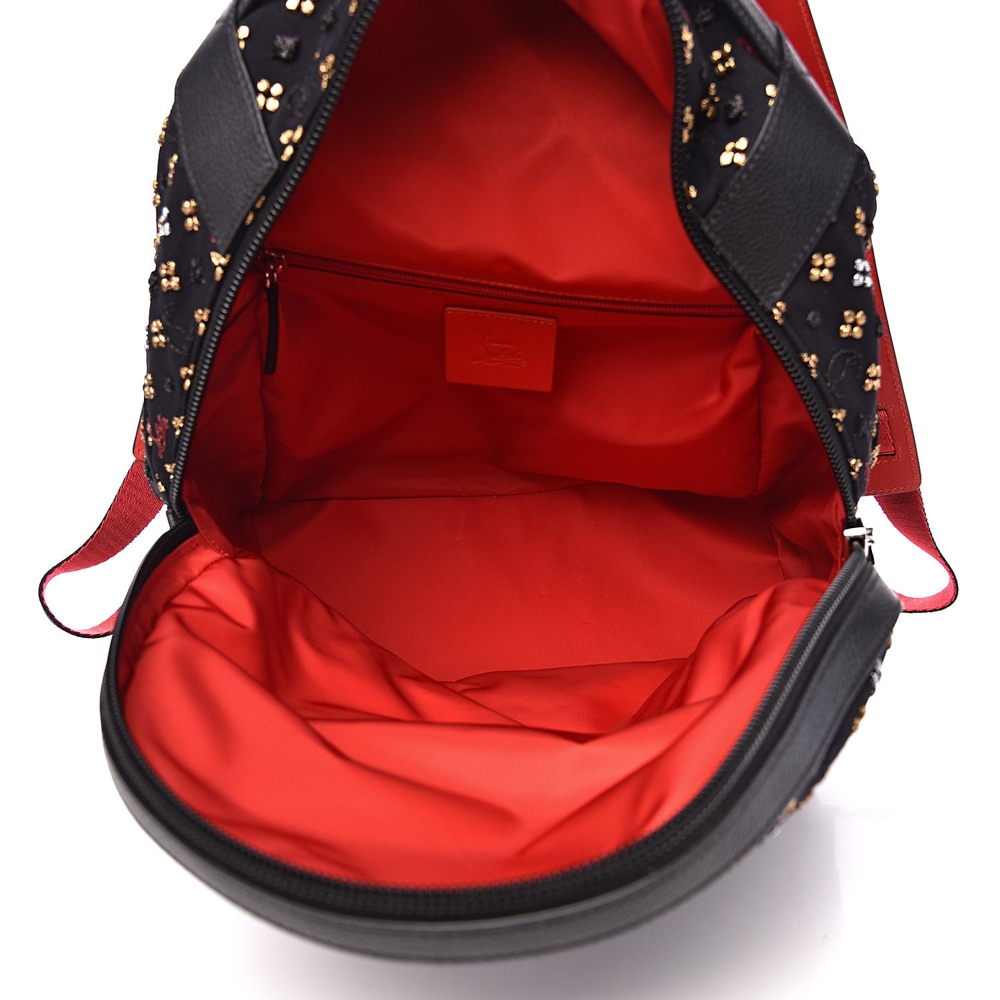 Jacquard Canvas Backloubi Backpack Black