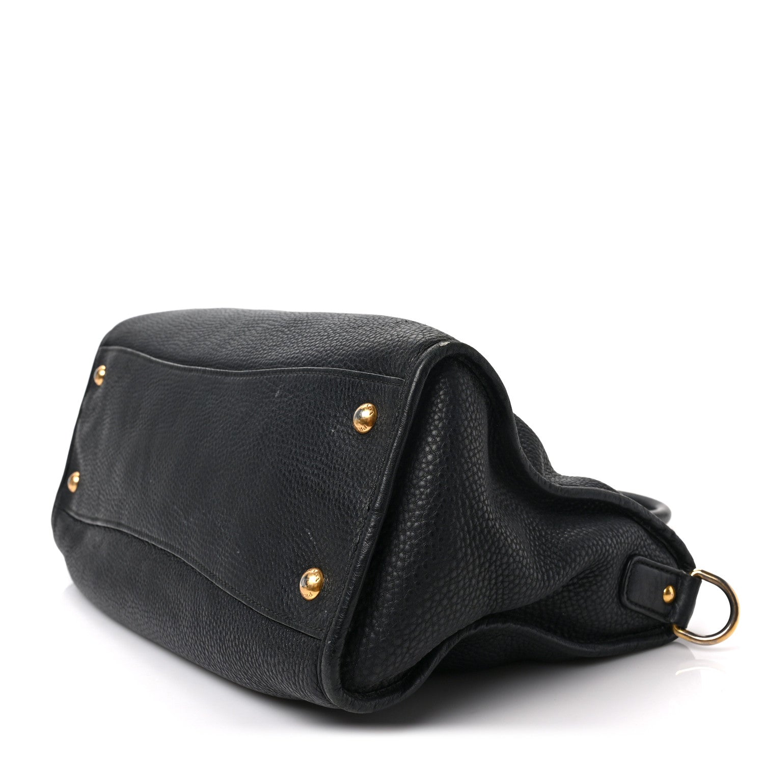 Prada Vitello Daino Shopping Satchel Black 8 of 9