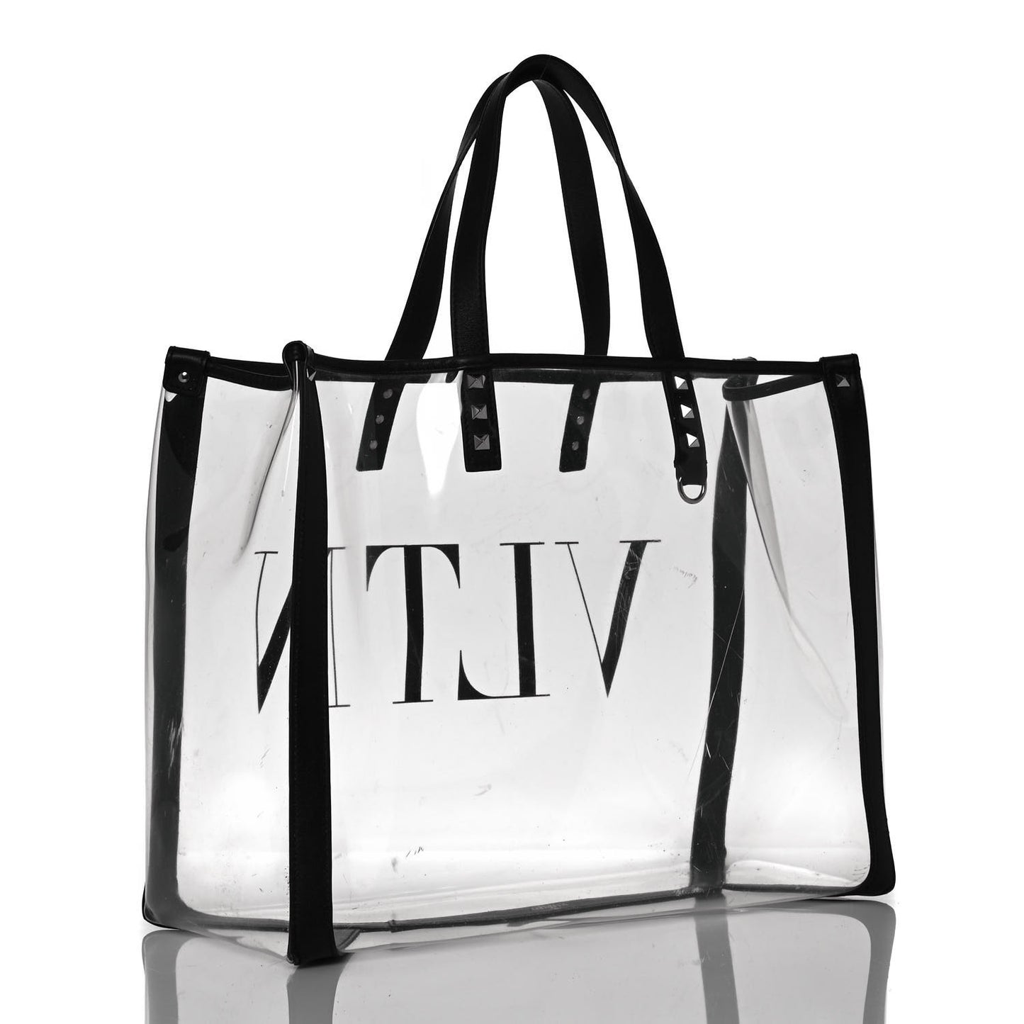 Plexy VLTN Shopping Bag Transparent